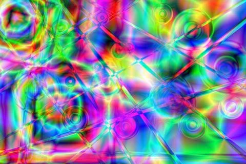 Psychedelic background Illustrazione stock