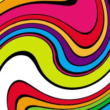 Psychedelic background Stock Illustration