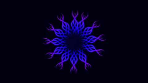 Psychedelic background, Looping Shape Illusion Stock Footage 260503531