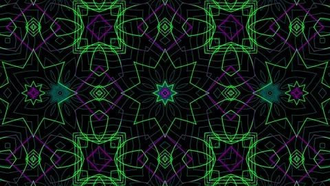 Psychedelic background. Trippy art. Trance animation loop. Colorful lights Stock Footage 240570891