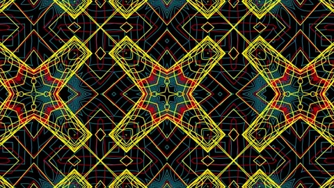 Psychedelic background. Trippy art. Trance animation loop. Colorful lights Stock Footage 240570914