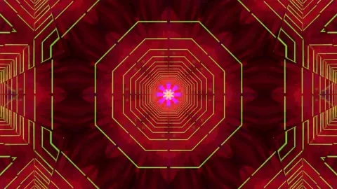 Psychedelic Background Visual - Trippy Psychedelic Lsd Dmt Visual - Vj Loop Stock Footage 155637254