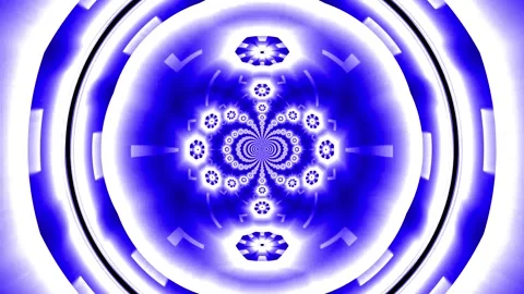Psychedelic Background Visual - Trippy Psychedelic Lsd Dmt Visual - Vj Loop Stock Footage 155638048