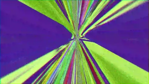 Psychedelic bad trip effect, broken tv glitch, static noisy television visual Stock Footage 172573588