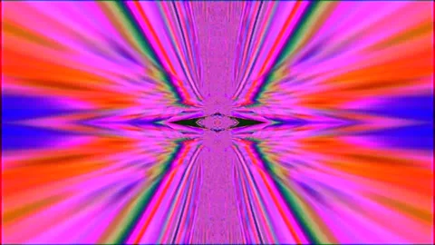 Psychedelic bad trip effect, broken tv glitch, static noisy television visual Stock Footage 173624170