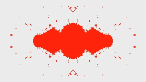 Psychedelic bloody vj background Stock Footage 34259689