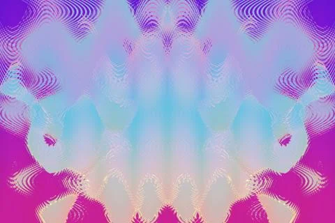 Psychedelic Blotch Illustrazione stock