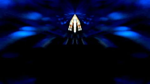 Psychedelic blue vj loop Stockbeeldmateriaal 92442209