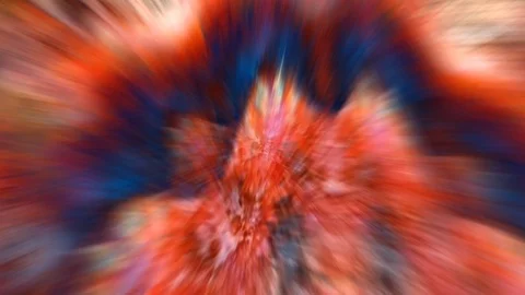 Psychedelic Blur footage slow motion surface of trendy colorful flow (1643) Stock-Footage 128793802