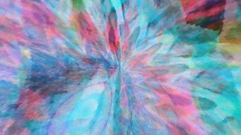 Psychedelic Blur footage slow motion surface of trendy colorful flow (1229) Stock Footage 129350362