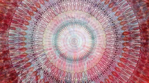 Psychedelic Blur footage slow motion surface of trendy colorful flow (2195) Stock Footage 129480062