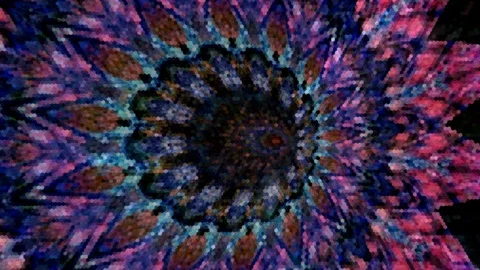 Psychedelic Blur footage slow motion surface of trendy colorful flow (2009) Stock Footage 129729739