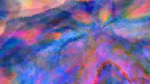 Psychedelic Blur footage slow motion surface of trendy colorful flow (2423) Stock-Footage 129799198