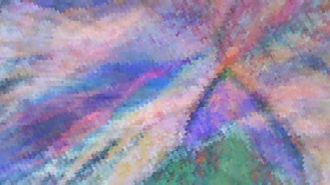Psychedelic Blur footage slow motion surface of trendy colorful flow (2428) Stock Footage 129799754