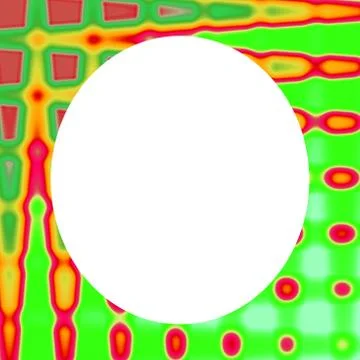 Psychedelic Border Stock Illustration