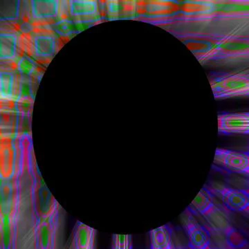 Psychedelic Border Stock Illustration