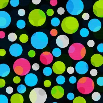 Psychedelic bright geometric abstract pattern Stock Illustration