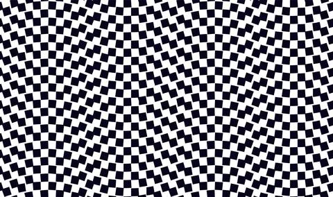 Psychedelic checkerboard pattern Stock Illustration