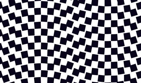 Psychedelic checkerboard pattern Stock Illustration
