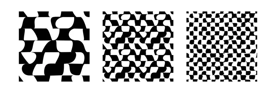 Psychedelic checkerboard pattern Illustrazione stock