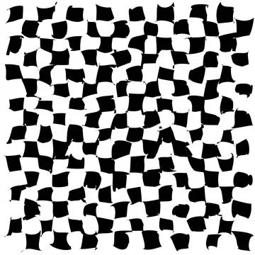 Psychedelic checkerboard pattern Stock Illustration