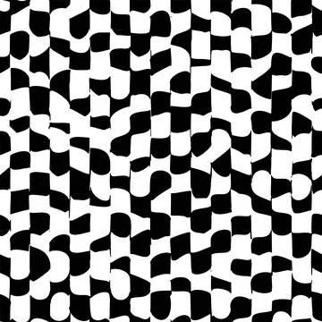 Psychedelic checkerboard pattern Stock Illustration