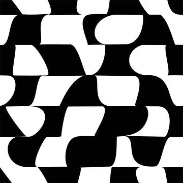 Psychedelic checkerboard pattern Stock Illustration
