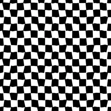 Psychedelic checkerboard pattern Stock Illustration