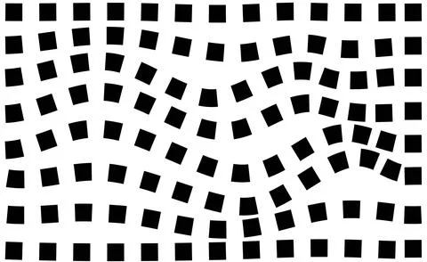 Psychedelic checkerboard pattern Stock Illustration