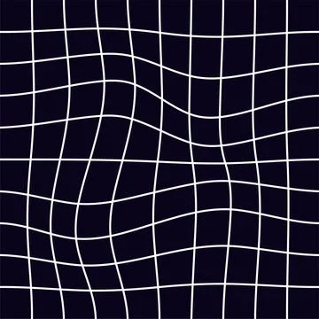 Psychedelic checkerboard pattern Stock Illustration