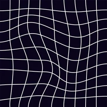 Psychedelic checkerboard pattern Stock Illustration
