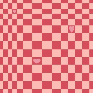 Psychedelic checkerboard poster Stock Illustration