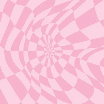Psychedelic checkerboard poster Stock Illustration