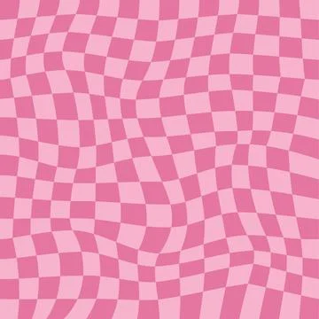 Psychedelic checkerboard poster Stock Illustration