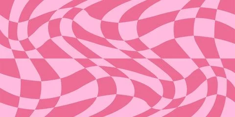 Psychedelic checkerboard poster Stock Illustration