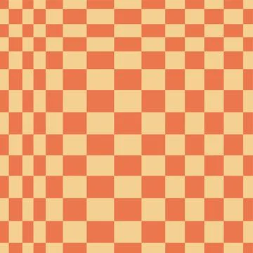 Psychedelic checkerboard poster Stock Illustration