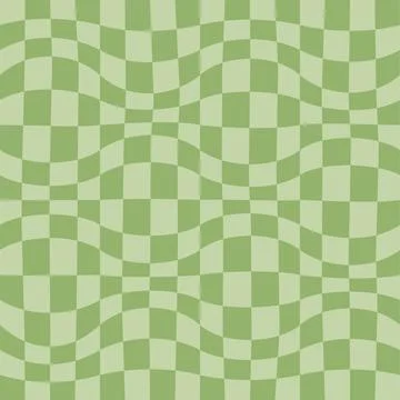 Psychedelic checkerboard poster Stock Illustration