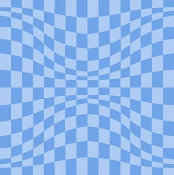 Psychedelic checkerboard poster Stock Illustration