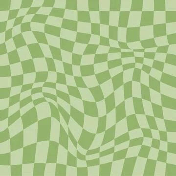 Psychedelic checkerboard poster Stock Illustration