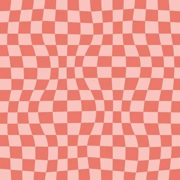 Psychedelic checkerboard poster Stock Illustration