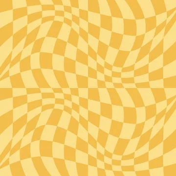 Psychedelic checkerboard poster Stock Illustration