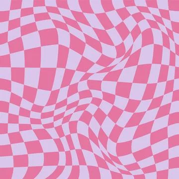Psychedelic checkerboard poster Stock Illustration