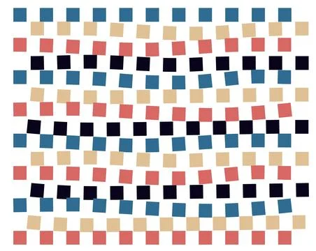 Psychedelic checkerboard poster Stock Illustration