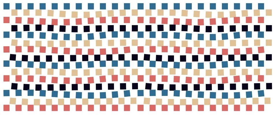 Psychedelic checkerboard poster Stock Illustration