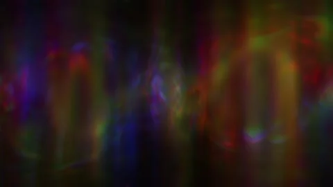 Psychedelic Chromatic Light Streaks Overlay Background Seamless Loop Stock-Footage 343119682