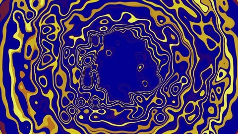 Psychedelic Circular Ripple 1 Stock Footage 90023319