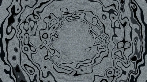 Psychedelic Circular Ripple 8 Stock Footage 90033472