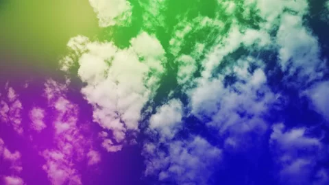 Psychedelic cloud lapse 011 스톡 동영상 235505763