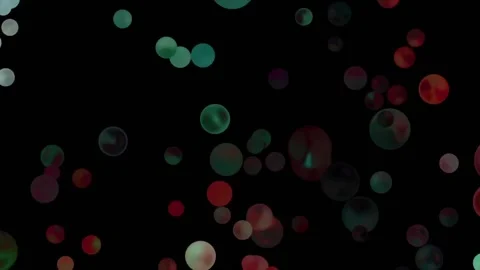 Psychedelic Color Bubbles Rising Stock Footage 168105326