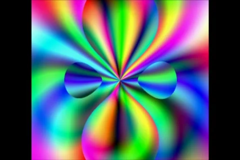Psychedelic color flow motion Stock Footage 516692